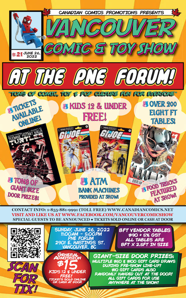 Vancouver Comic and Toy Show 21 Flyer